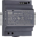 Блок живлення PU-100 імпульсний універсальний, 24V, макс 100W, на DIN-рейку TS35